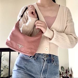 👜SOLD👜 PRADA Nylon Vintage Pink Shoulder Bag